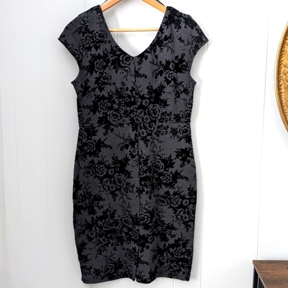 George Dresses & Skirts - Black Brocade Dress